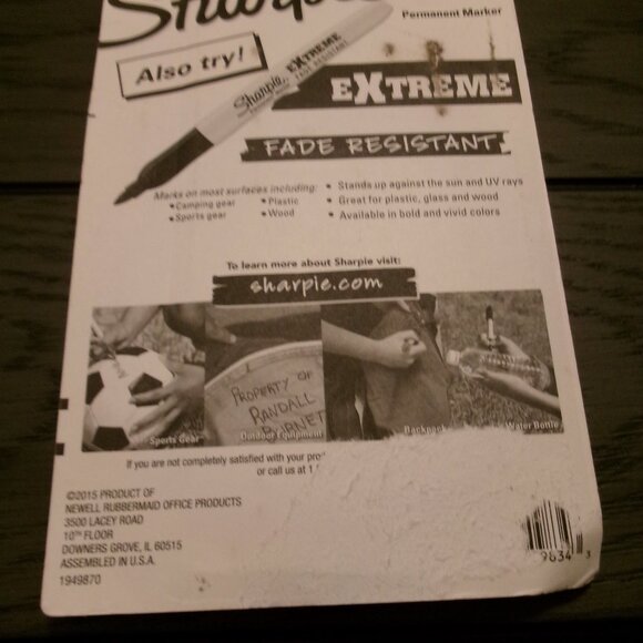 NEW Sharpie COLOR BURST Ultra Fine Point Permanent Markers 5 pk ASSORTED COLORS - Picture 2 of 3